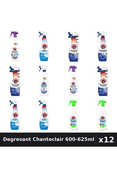 Chanteclair Set 12 Degresant Universal 600-625ml - Lavanda, Lămâie, Bicarbonat