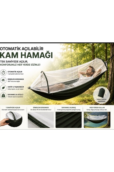 wesken Caravan kamp hamağı taşınabilir paraşut kumaş bahce ve kamp hamağı