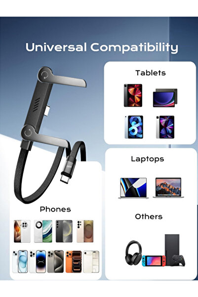 Choice New type of mobile phone charging cable with built-in folding stand, 9...