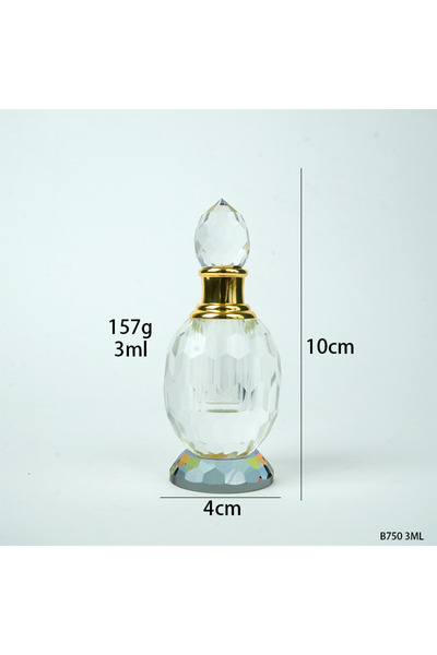 NUJET 1pcs Crystal Perfume Essential Oil Bottle 3ml B750