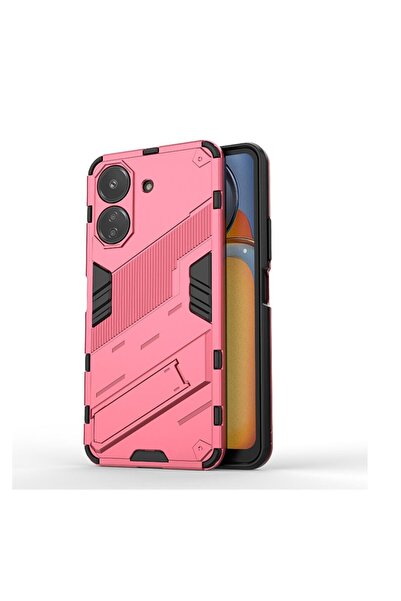 sscase Punk Armor Σκληρή Θήκη με Στήριγμα Red (Xiaomi Redmi 13C/Poco C65)