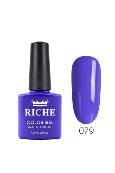 OEM Ojă semipermanentă Riche 079, Mov, 7.3 ml