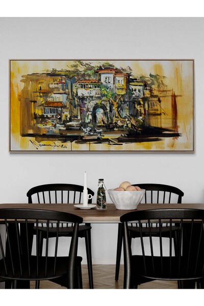 Simurg Sanatevi Antik Kent Rüyası Yağlı Boya Tablosu