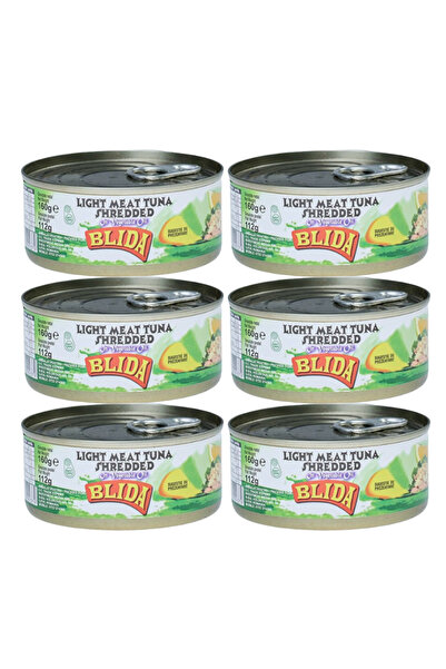 Blida Pachet 6x Blida- Ton maruntit in ulei vegetal 160g