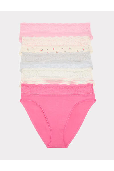 Marks & Spencer 5'li Cotton Lycra® High Leg Külot Seti