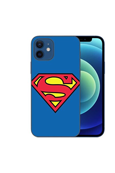 OEM Калъф, съвместим с Apple iPhone 12, силиконов гел TPU, модел Супермен