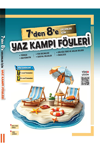 Evrensel İletişim Yayınları Günay 7 den 8 e Geçenler İçin Yaz Kampı Föyleri -...