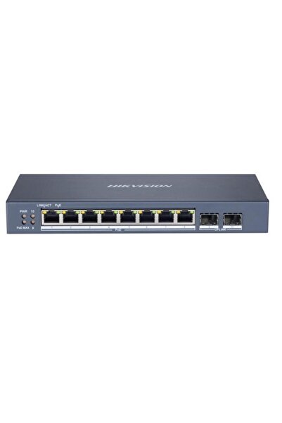 Universal Hikvision ds-3e1510p-si 8 port 10-100-1000 mbps gigabit smart manag...