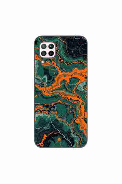 OEM Husa compatibila cu Huawei P40 Lite Silicon Gel Tpu Model Soft Jade Marble