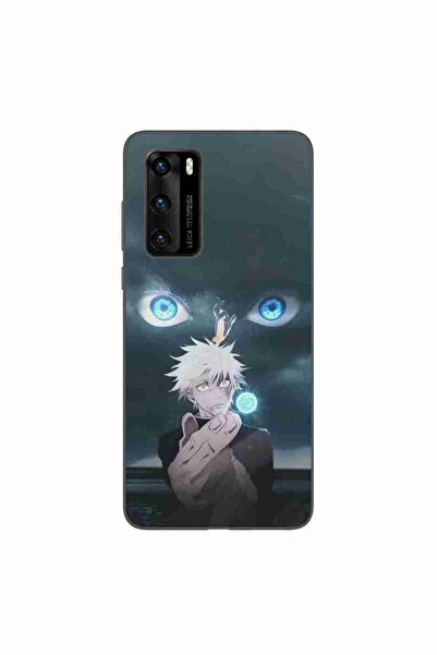 OEM Калъф, съвместим с Huawei P40, силиконов гел TPU, с шарка Джуджуцу Кайсен...