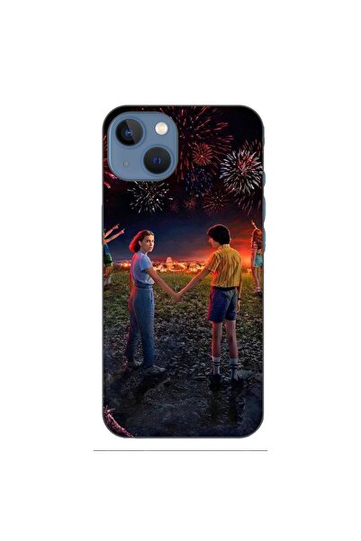 OEM Husa compatibila cu Apple iPhone 13 Silicon Gel Tpu Model Stranger Things...