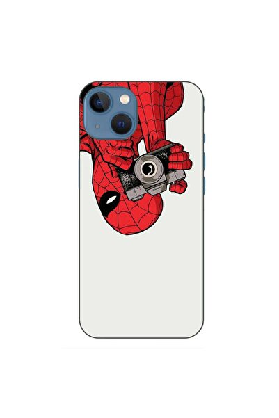 OEM Case compatible with Apple iPhone 13 Silicone Gel Tpu Spiderman Model