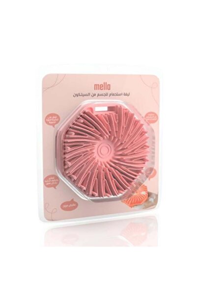 MİLLA Silicone Body Exfoliating Brush with Non-Slip Handles - Pink