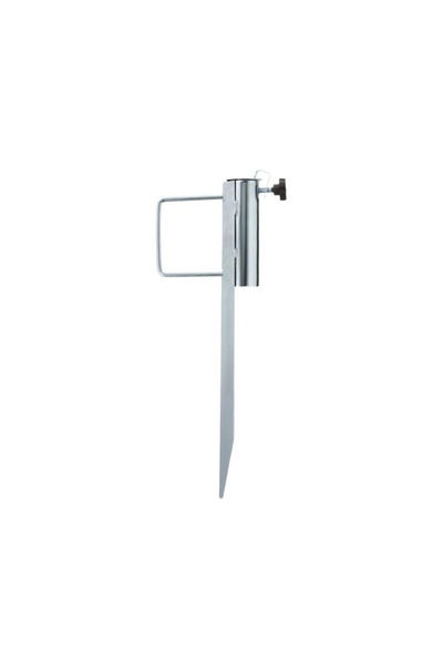 OEM Suport Metalic pentru Umbrela, Argintiu, Fixare Solida si Durabila, 43x4 cm