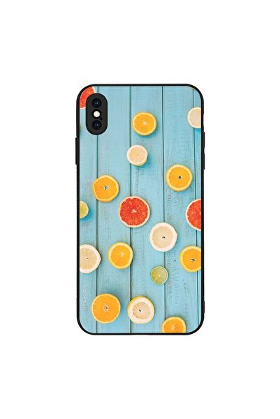 Sonique Θήκη Fruit Series για Apple iPhone XS MAX Γκρέιπφρουτ