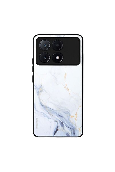 Sonique Θήκη Marble Series για Xiaomi Poco X6 Pro 5G Λευκό 02
