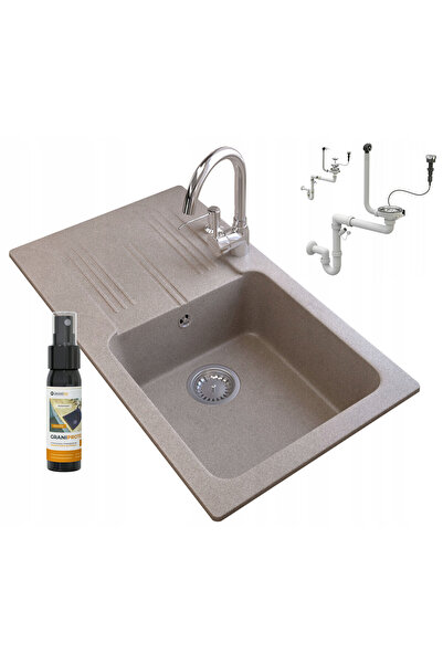 Granitan Pachet chiuveta Ada, granit, 775x435mm, cu robinet si dozator