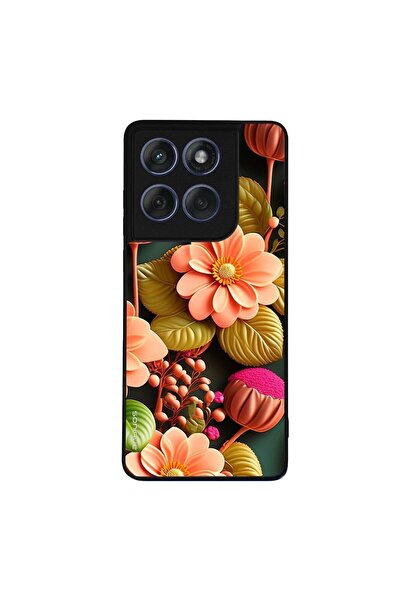 Sonique Θήκη 3D Flower Series για Motorola Edge 60 Fusion 5G Σομόν