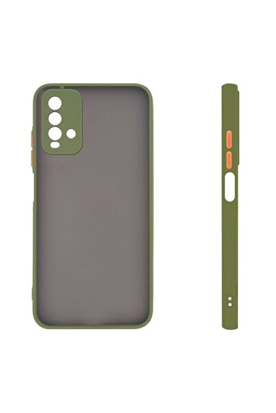 Sonique Θήκη Σιλικόνης Color Button Bumper Xiaomi Redmi 9T Πράσινο Ανοιχτό