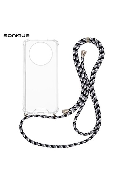 Sonique Θήκη Σιλικόνης με Κορδόνι Armor Clear Realme 12 5G / Realme 12x Rainb...