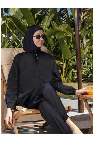 GC GÖKHAN CLUB Black Full Covered Water Repellent Fast Drying Side Adjustable...