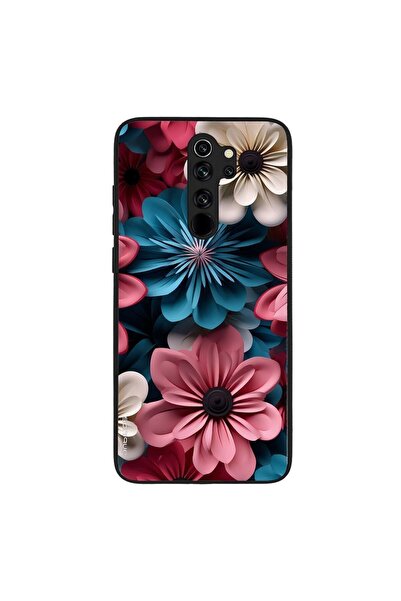 Sonique Θήκη 3D Flower Series για Xiaomi Redmi Note 8 Pro Ροζ 01