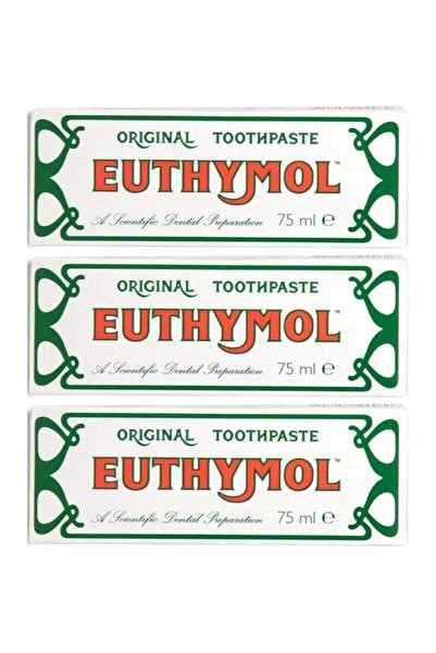Euthymoly Euthymol Original Toothpaste Triple Pack - 75ml Each
