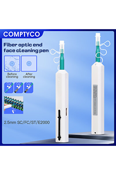 Choice 1pc White (SC) COMPTYCO SC/FC/ST/E2000 2.5mm Fiber Optic Cleaning Pen ...
