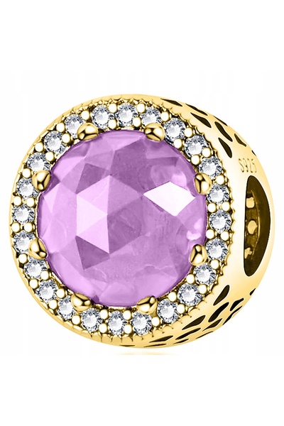 Larezo Pandantiv Tip Charm Pentru Bratari Modulare, Argint 925 Placat Cu Aur ...