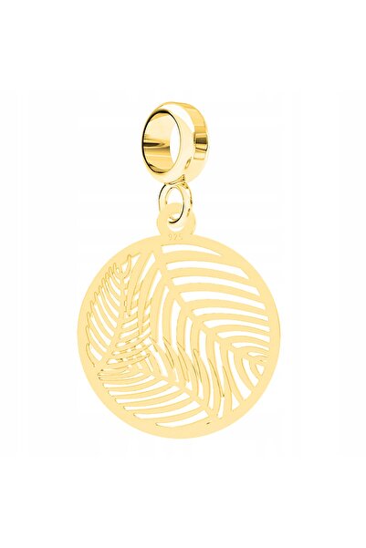 Larezo pandantiv, element decorativ, Model Frunze De Palmier Aurii, Frunză, I...
