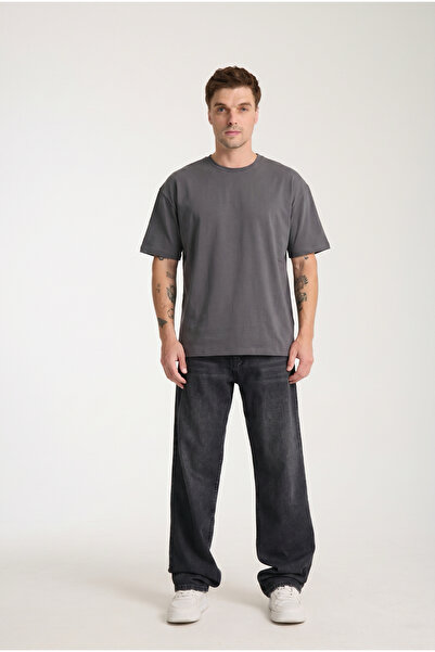 Redline Quell Men's Oversize Basic T-Shirt Smoked