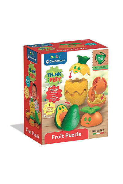 CLEMENTONI Colorat Think Play Jucărie pentru bebeluși de asamblat fructe