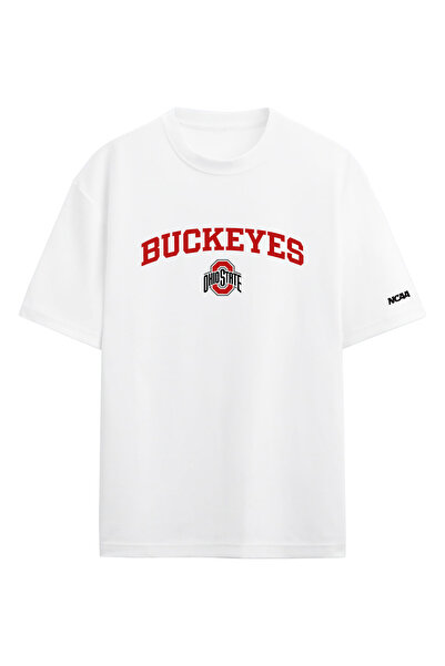 BA Sportswear Ohio State Buckeyes Ncaa College American Football White Oversi...