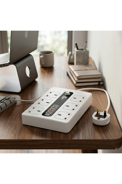 Proove Primo Plus LB04: 2500W High Power Strip, 5m Extra-Long Cord, Quick 18W...