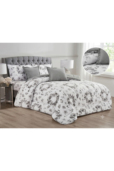Asia Double Bed Summer Quilt Microfiber Jacquard Bedspread-6 Pieces-Summer Qu...