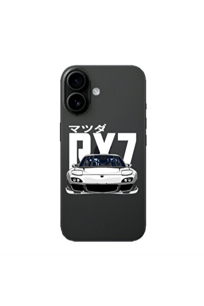 Other Apple Iphone 16 plus Car Rx7 Transparent Silicone TPU Θήκη