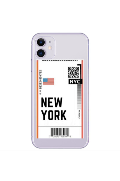Other Apple iPhone 11 New York NYC Transparent Silicone TPU Θήκη