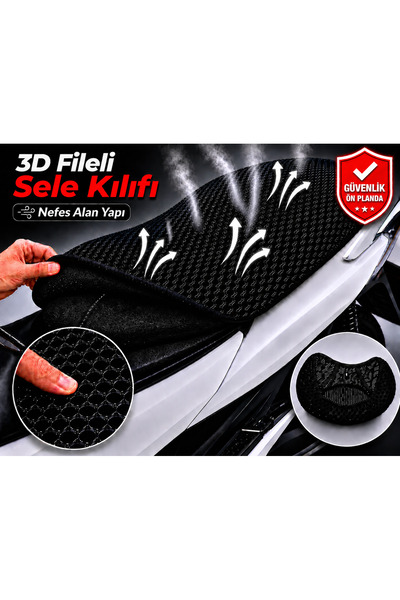 Vi Caro Husa scaun motocicletei Kymco Movie XL 150 Husa scaun cu plasa 3D Pro...