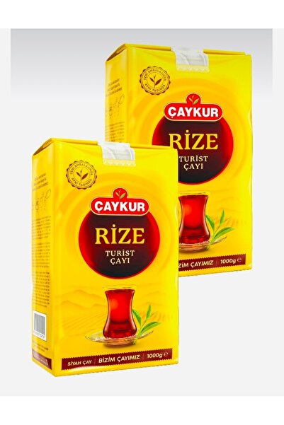 Çaykur شاي ريز السياحي 1000 جرام × 2 قطعة شاي أسود بالجملة
