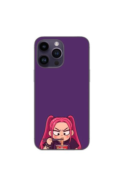 OEM Husa compatibila cu Apple iPhone 15 Pro Max Silicon Model KPop Demon Hunt...
