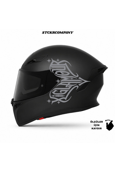 STCKRCO Ixglamour "Cazibe" Kask Stickerı | Motor Kask Yanı Sticker | Ixglamou...