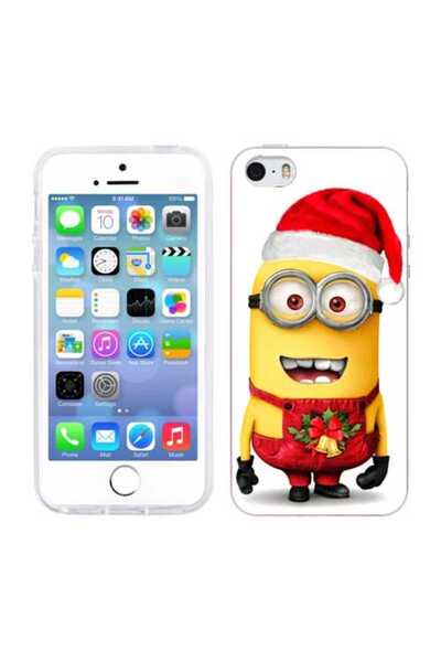 OEM Case compatible with Apple iPhone 5S, iPhone 5 Silicone Gel Tpu Christmas...