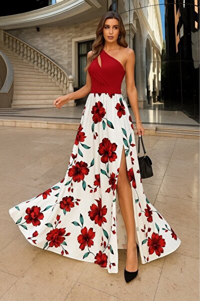 DRESSIFY WOMEN’S FASHION Γυναικείο μάξι φόρεμα με έναν ιμάντα ώμου με λεπτομέ...