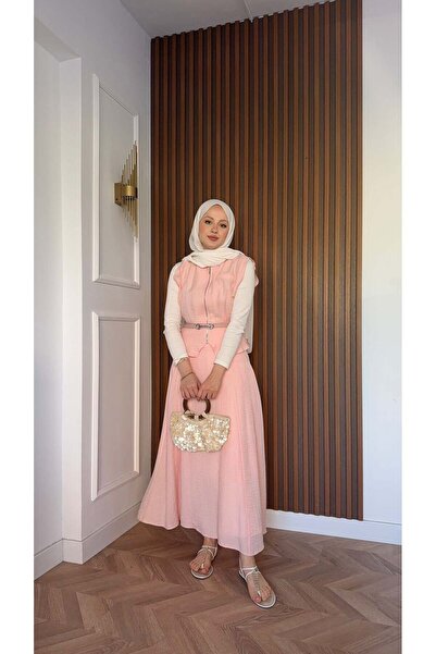 Lady Pixie Belted Vest Skirt Set
