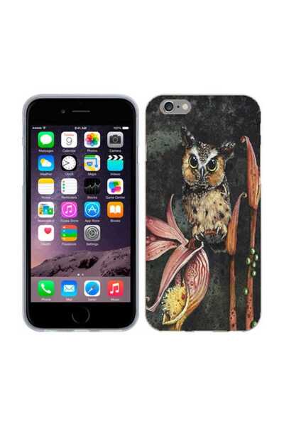 OEM Husa compatibila cu Apple iPhone 6S, iPhone 6 Silicon Gel Tpu Model Owl P...