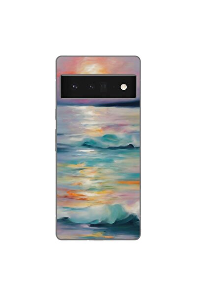 OEM Θήκη συμβατή με Google Pixel 6 Pro από σιλικόνη gel TPU με σχέδιο ακουαρέ...