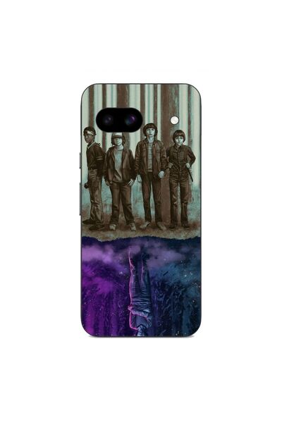 OEM Husa compatibila cu Google Pixel 8A Silicon Gel Tpu Model Stranger Things...