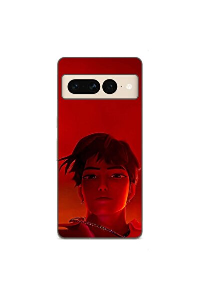 OEM Husa compatibila cu Google Pixel 7 Pro Silicon Gel Tpu Model KPop Demon H...