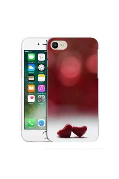 OEM Husa compatibila cu Apple iPhone 7 Silicon Gel Tpu Model Little Hearts