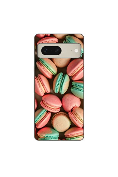 OEM Калъф, съвместим с Google Pixel 7, силиконов гел TPU, с шарка  "Вкусни ма...